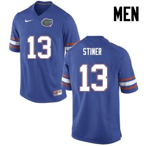 Men's Florida Gators #13 Donovan Stiner NCAA Nike Blue Authentic Stitched College Football Jersey YNS2362NX